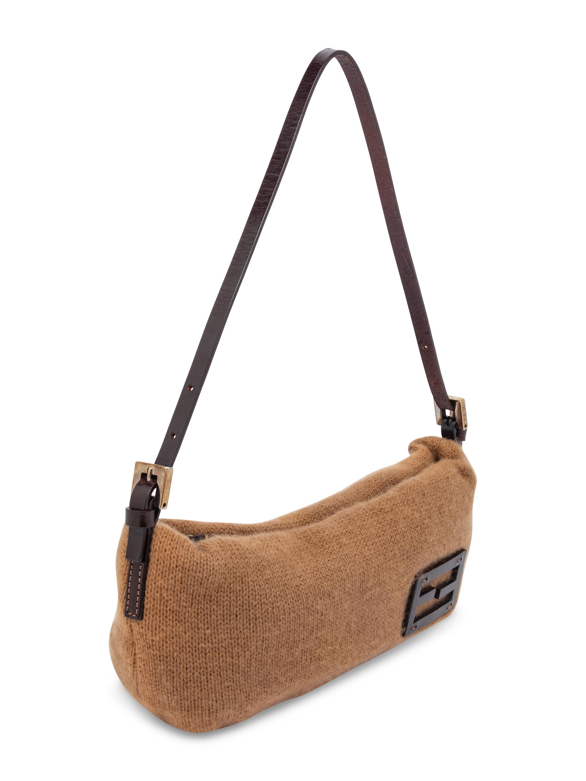 Fendi, Knitted Cashmere Baguette