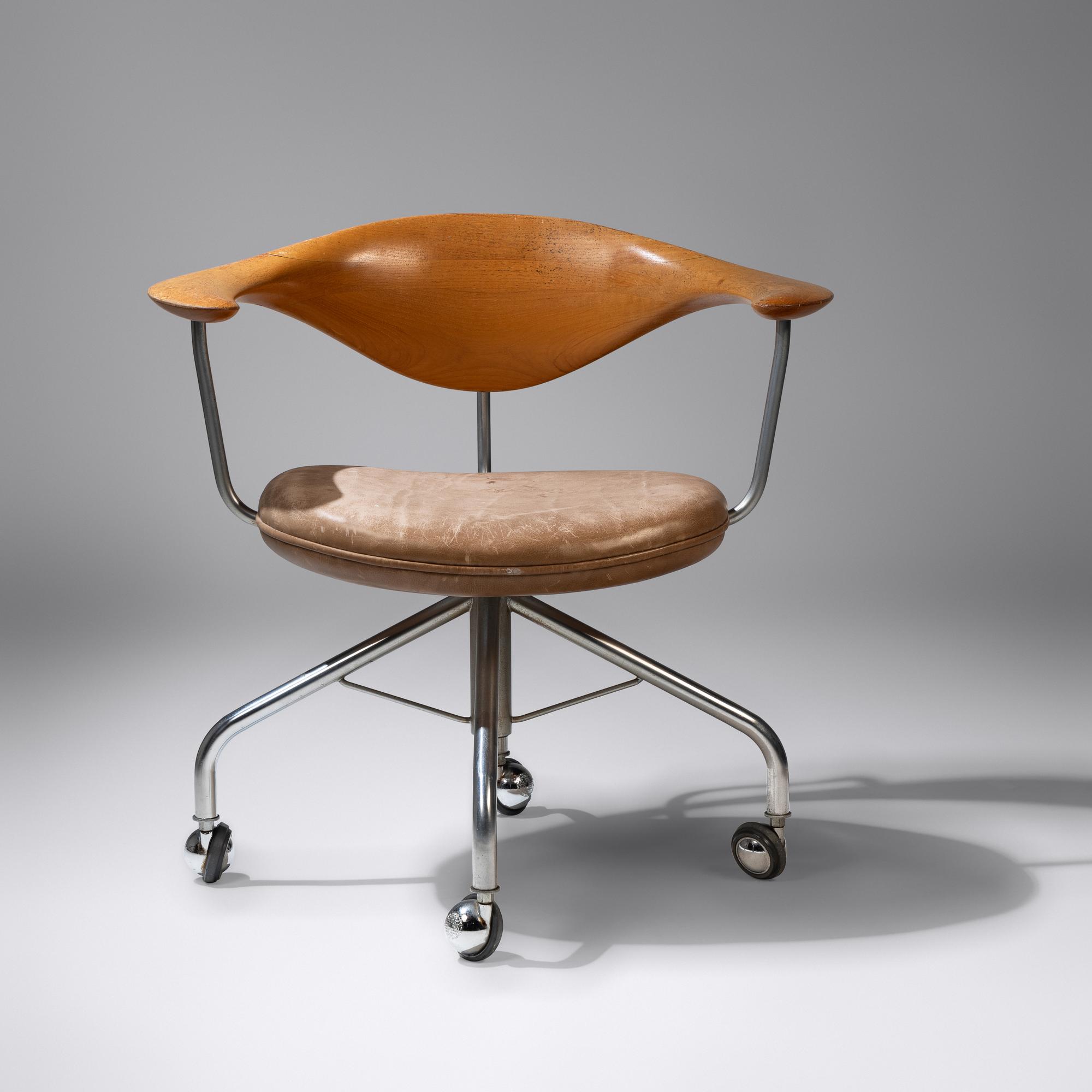Swivel office chair, model 502, designed 1955 Denmark