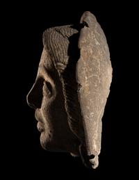 An Etruscan Terracotta Votive Head of a Woman