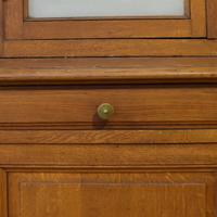 An Oak Cabinet from the French Ministry of Defense, Paris 82" W x 32" D x 88.5" H — France, Early 20th Century