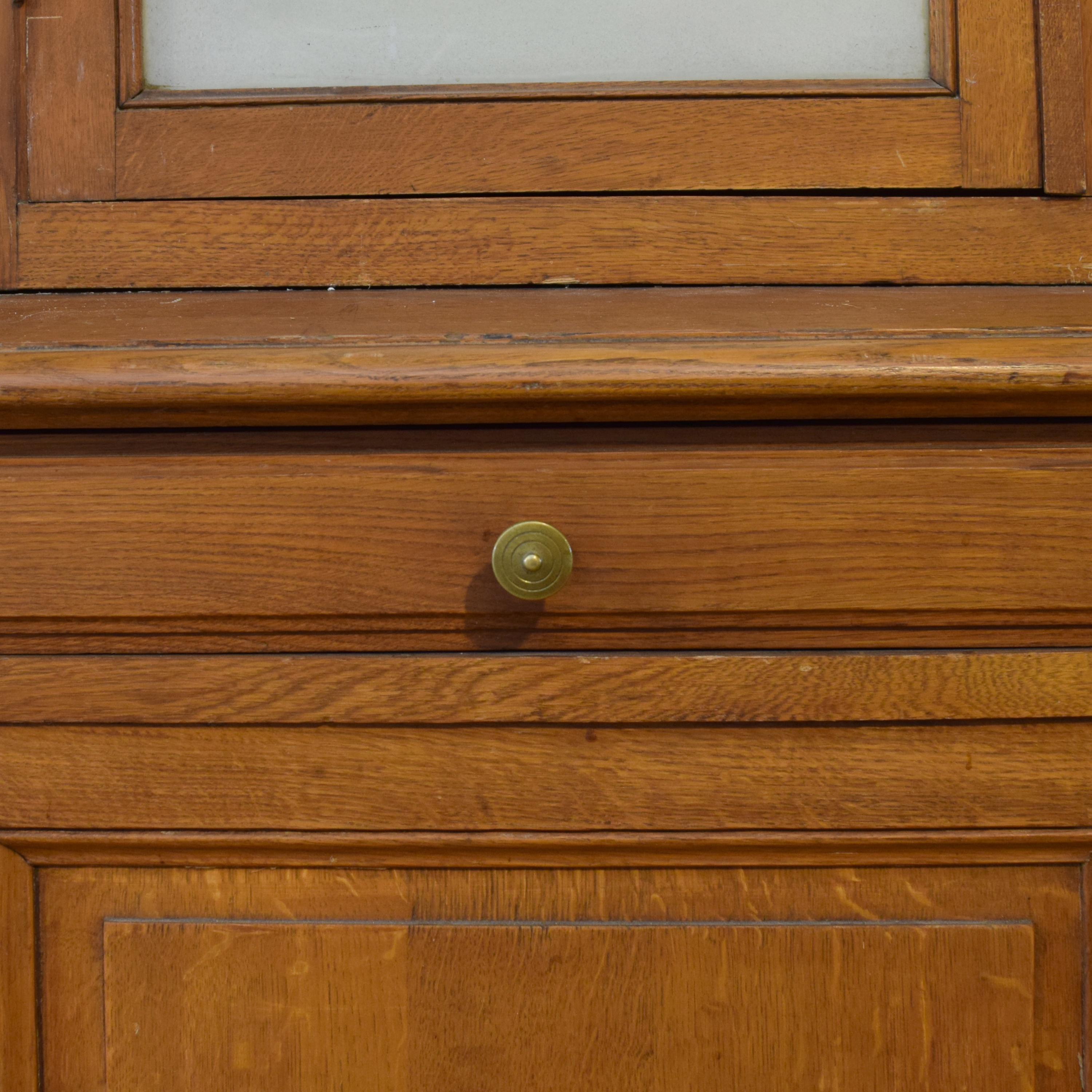 An Oak Cabinet from the French Ministry of Defense, Paris 82" W x 32" D x 88.5" H — France, Early 20th Century