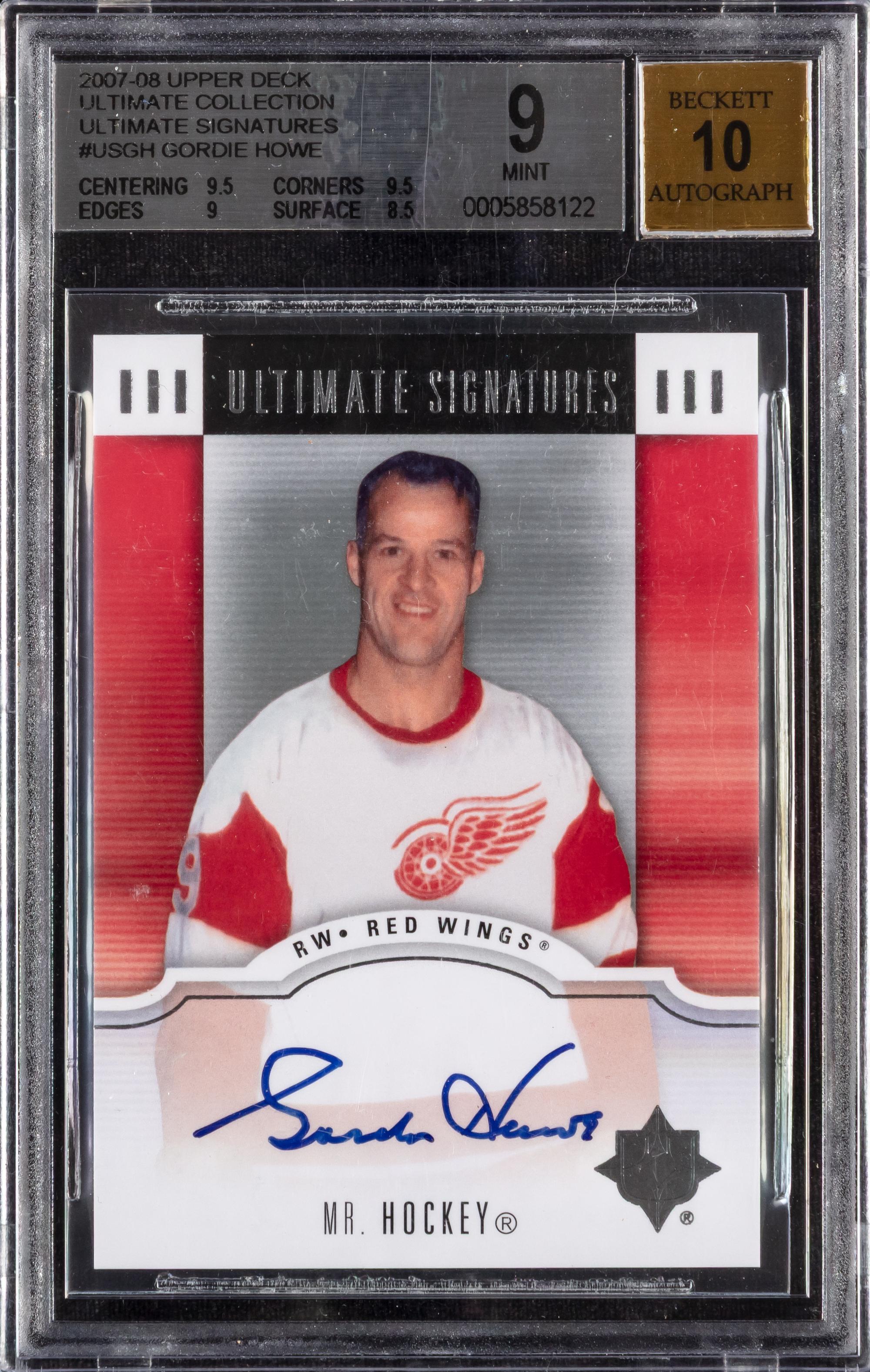 The Ultimate Collection of Gordie Howe Signed Autograph Hockey Cards (32 Total)