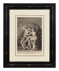 A Set of Three Chromolithographs after Titian