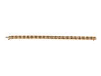 A Yellow Gold and Diamond Bracelet,
