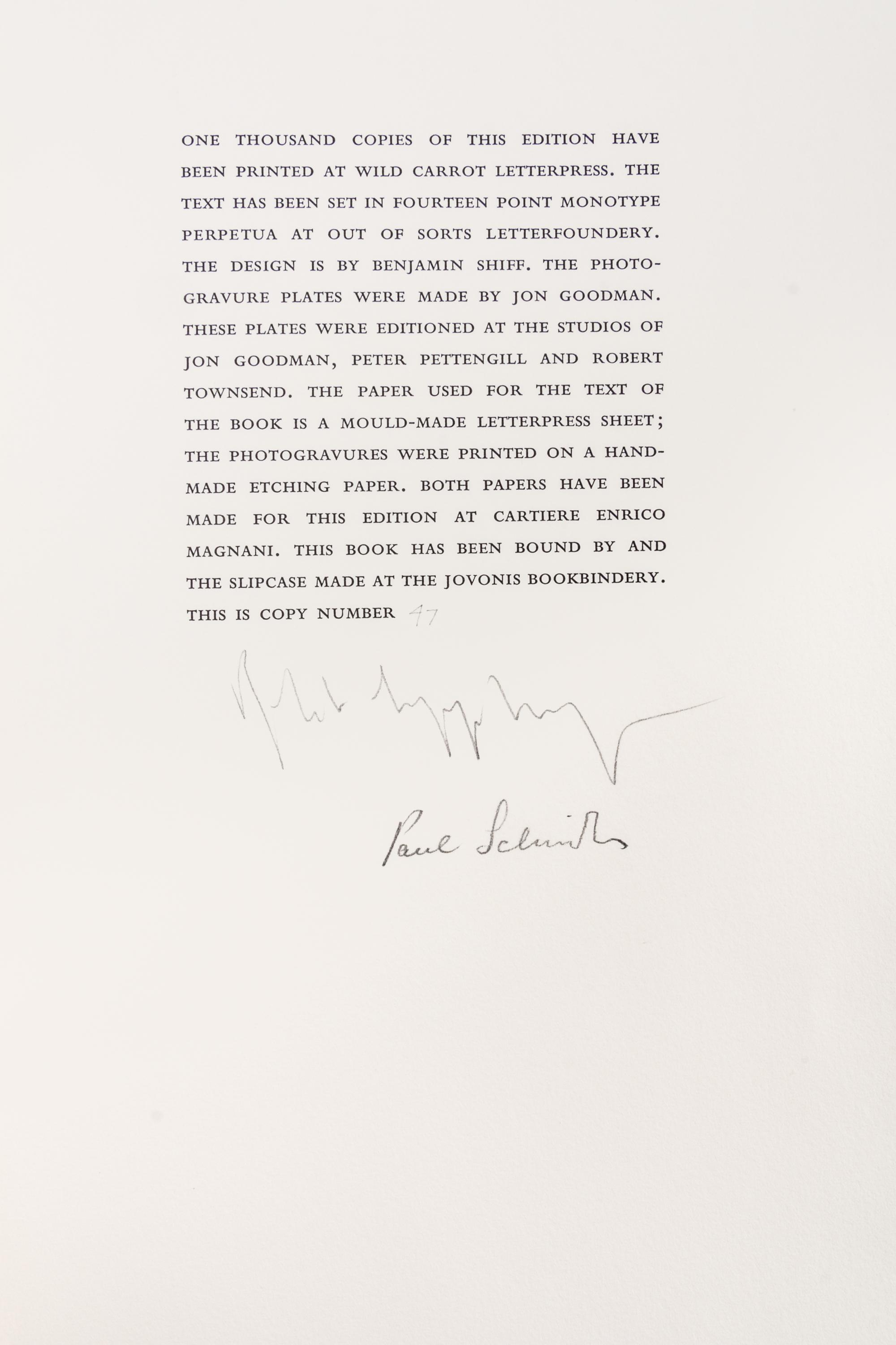 (LEC; MAPPLETHORPE, ROBERT) RIMBAUD, ARTHUR. A Season in Hell. New York, [1986]. Signed by author and artist.