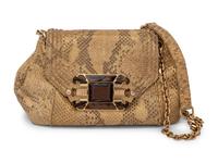 Judith Leiber Python Shoulder Bag