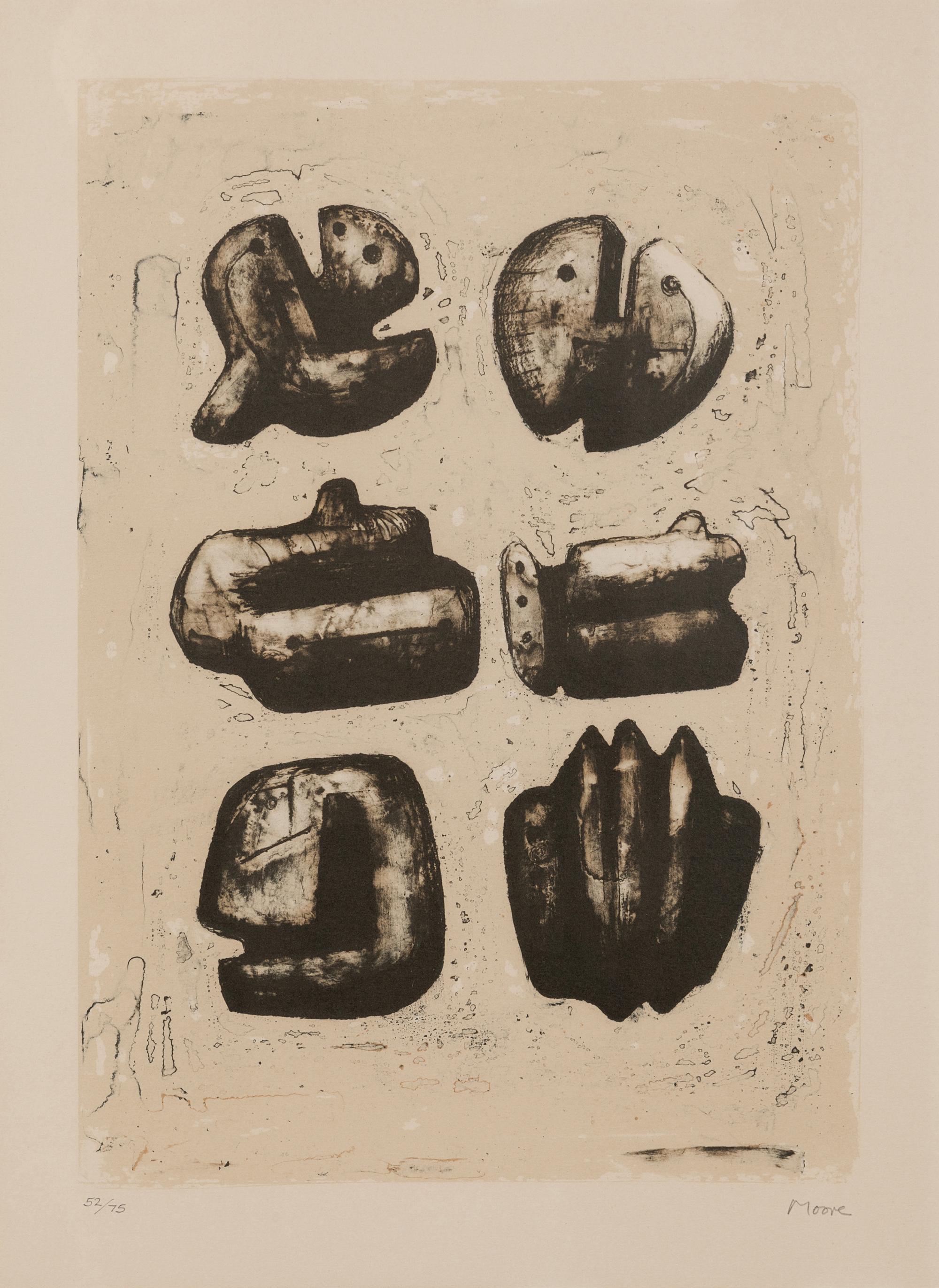 Six Stone Figures