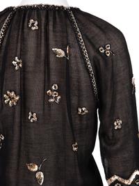 Yves Saint Laurent Haute Couture Embellished Silk Top, 1970-2000s