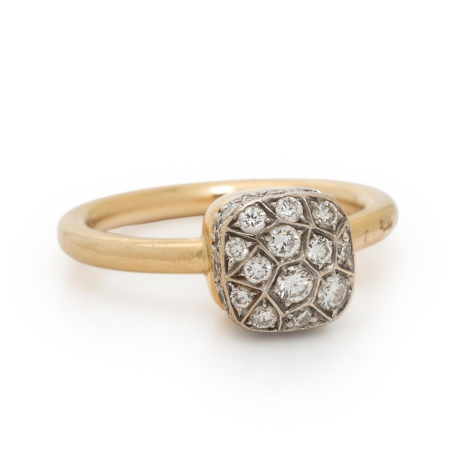 POMELLATO, DIAMOND STACKING RING