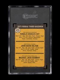 A 1973 Topps Mike Schmidt Rookie Baseball Card No. 615 (SGC 6.5 EX-NM+)