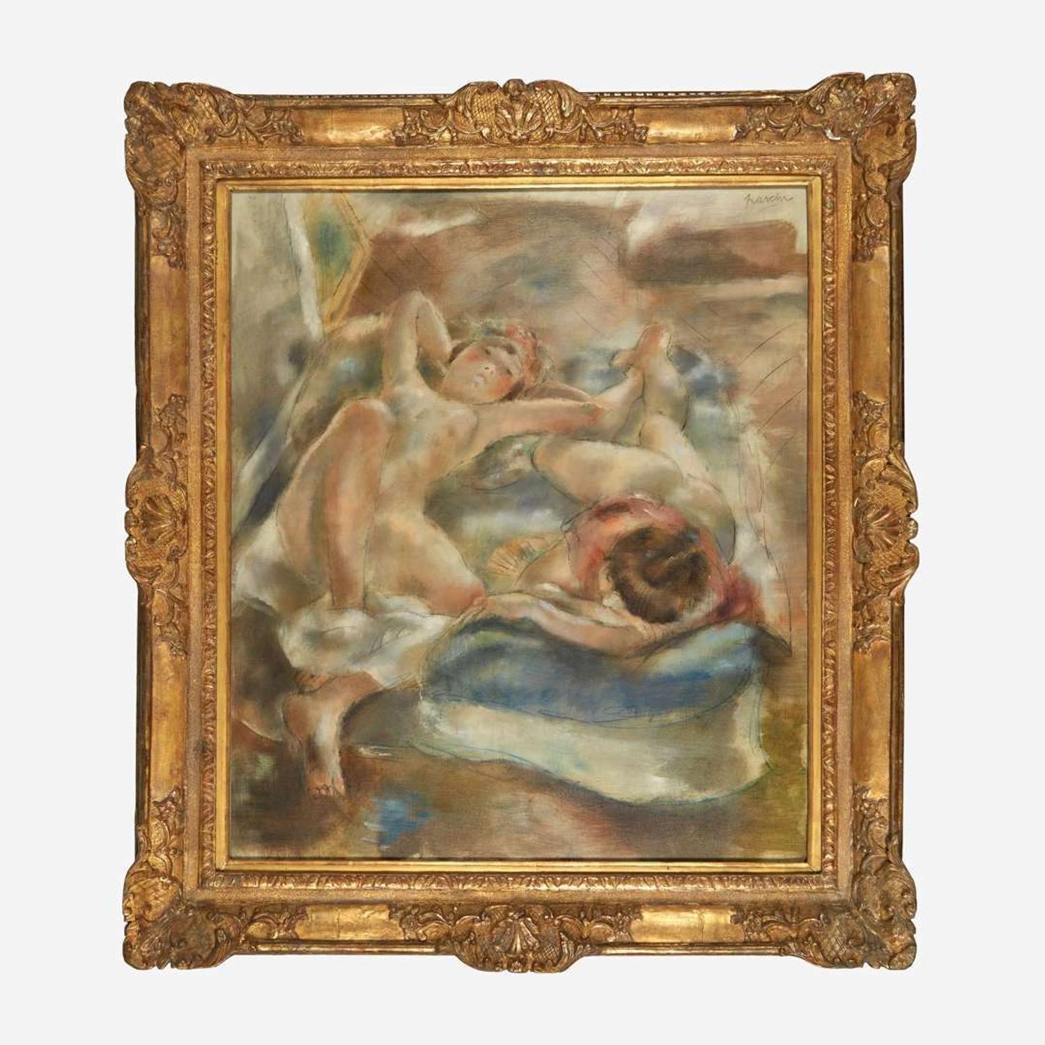 Jules Pascin (French, 1885-1930) Les Nus Allongés