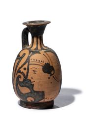 A Campanian Red-Figured Squat Lekythos
