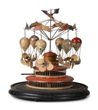 A Tin Airship Carousel Wind-Up Toy