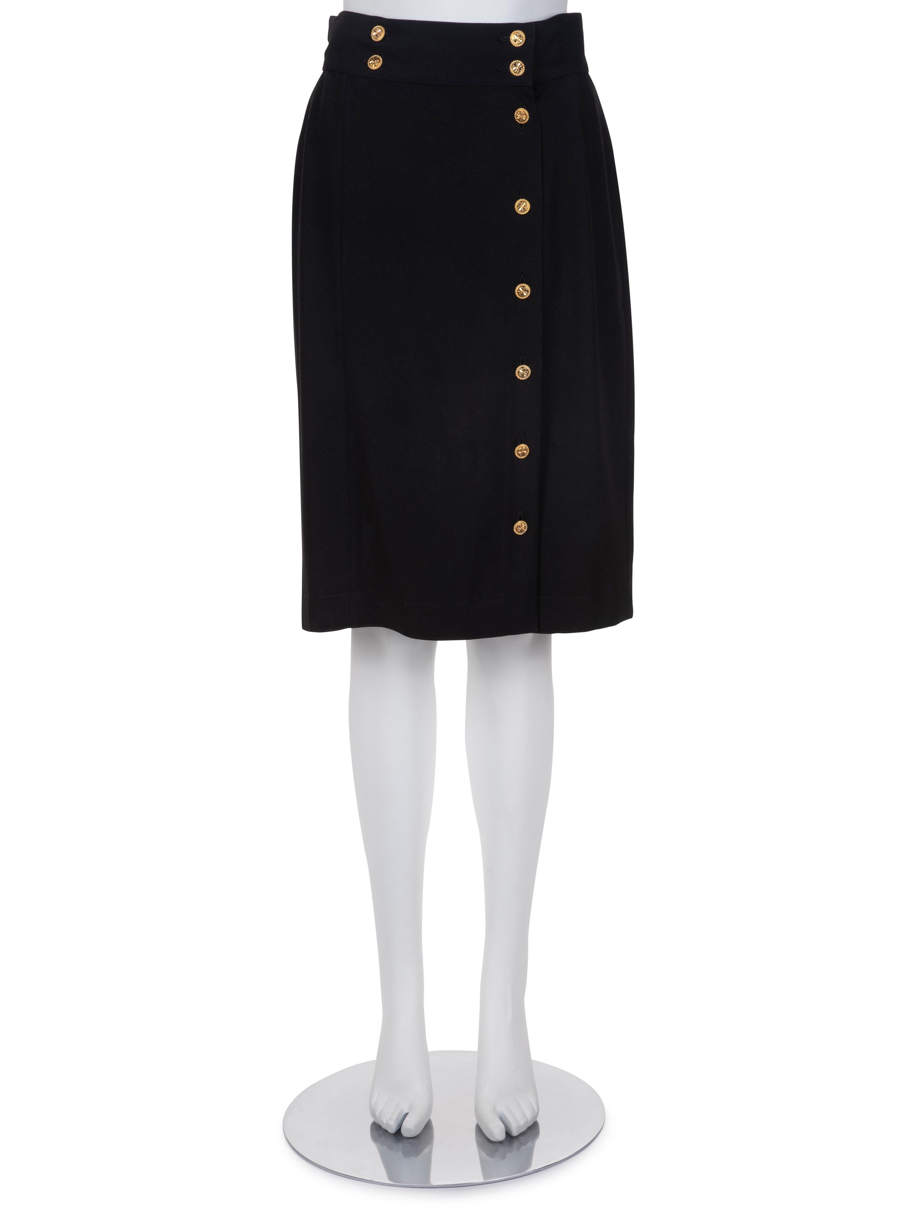 Two Chanel Pieces: One Top and One Skirt