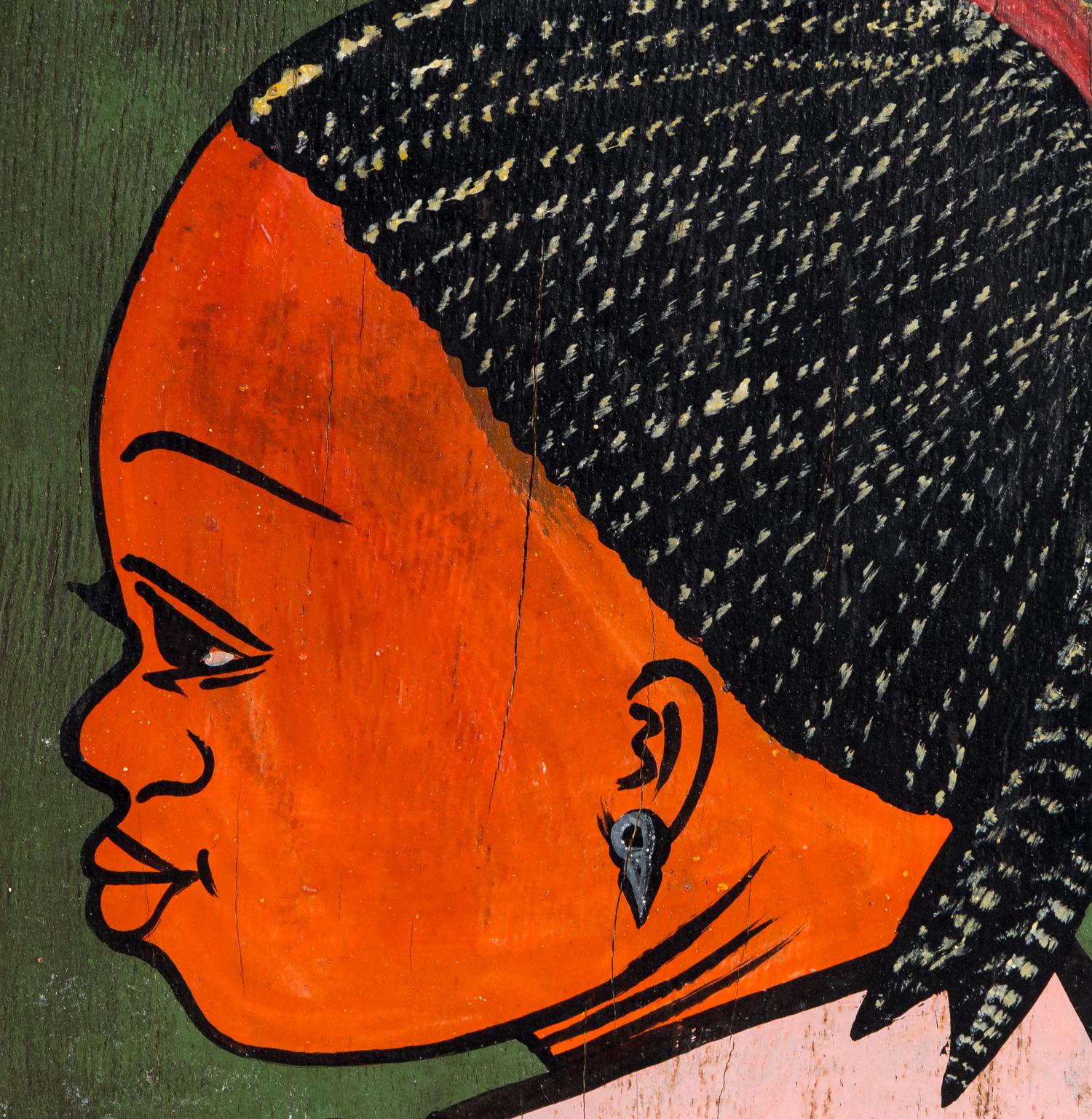 West African Hair Salon Signs (two works)