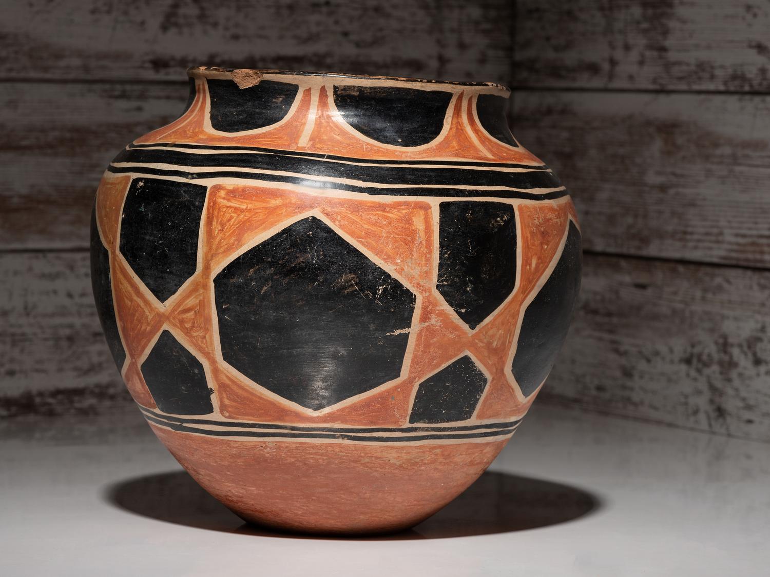 Polychrome Pottery Jar
