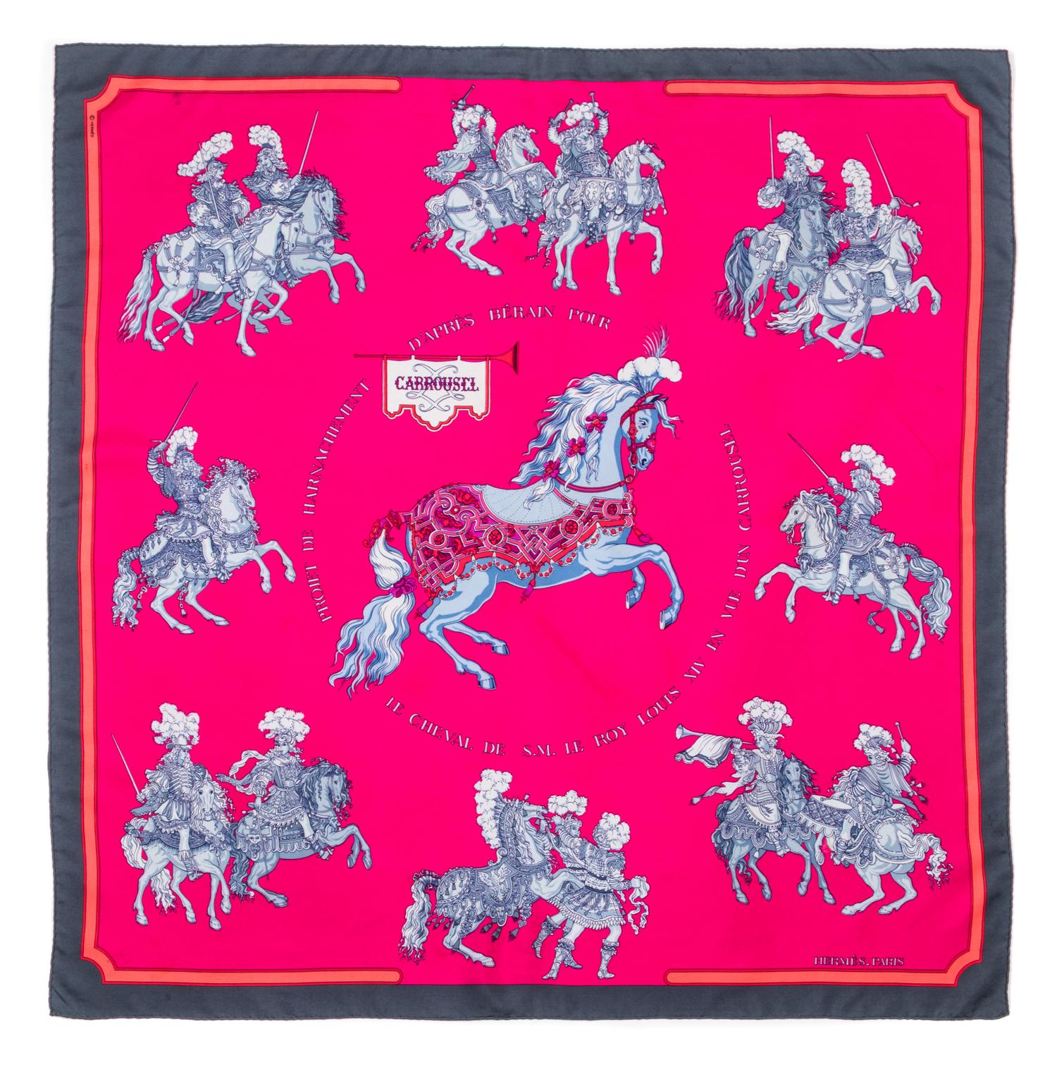 An Hermes 90cm Silk Scarf, 36"x36".