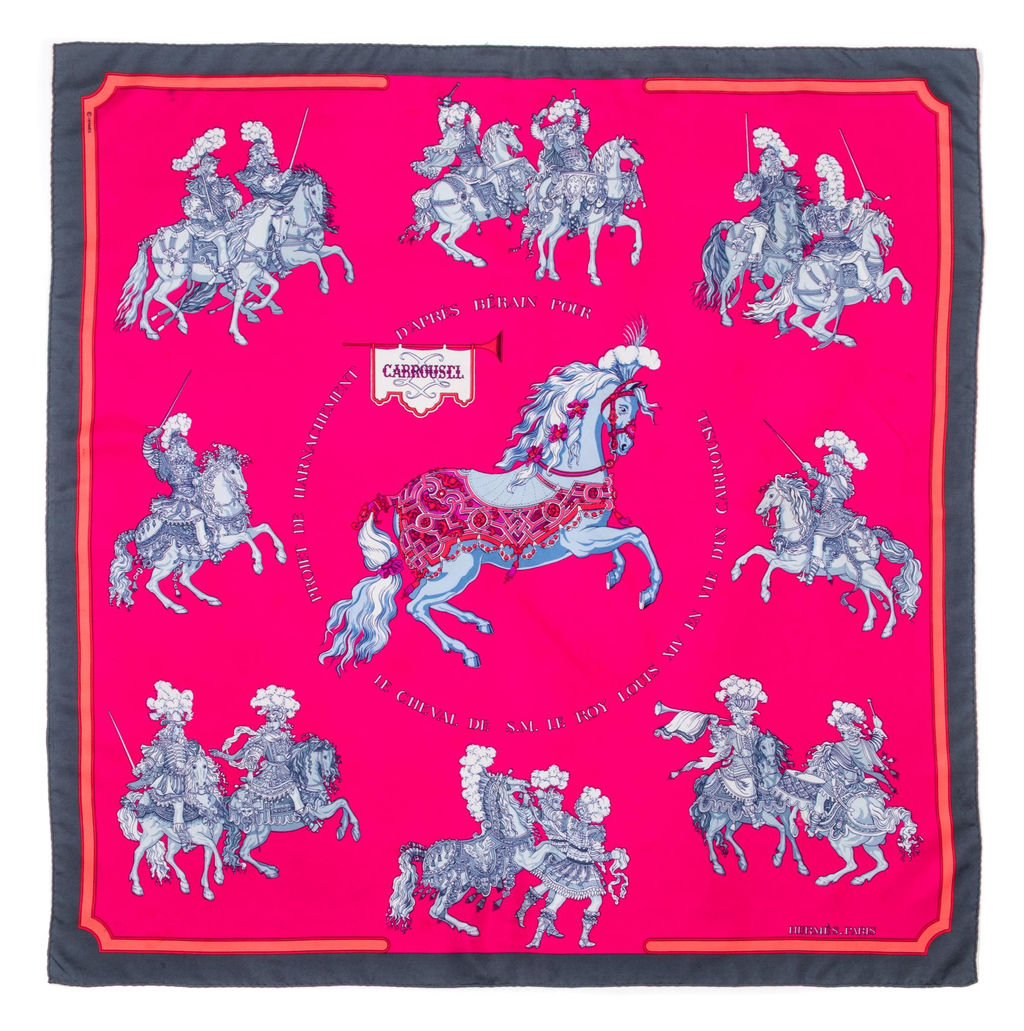 An Hermes 90cm Silk Scarf, 36"x36".