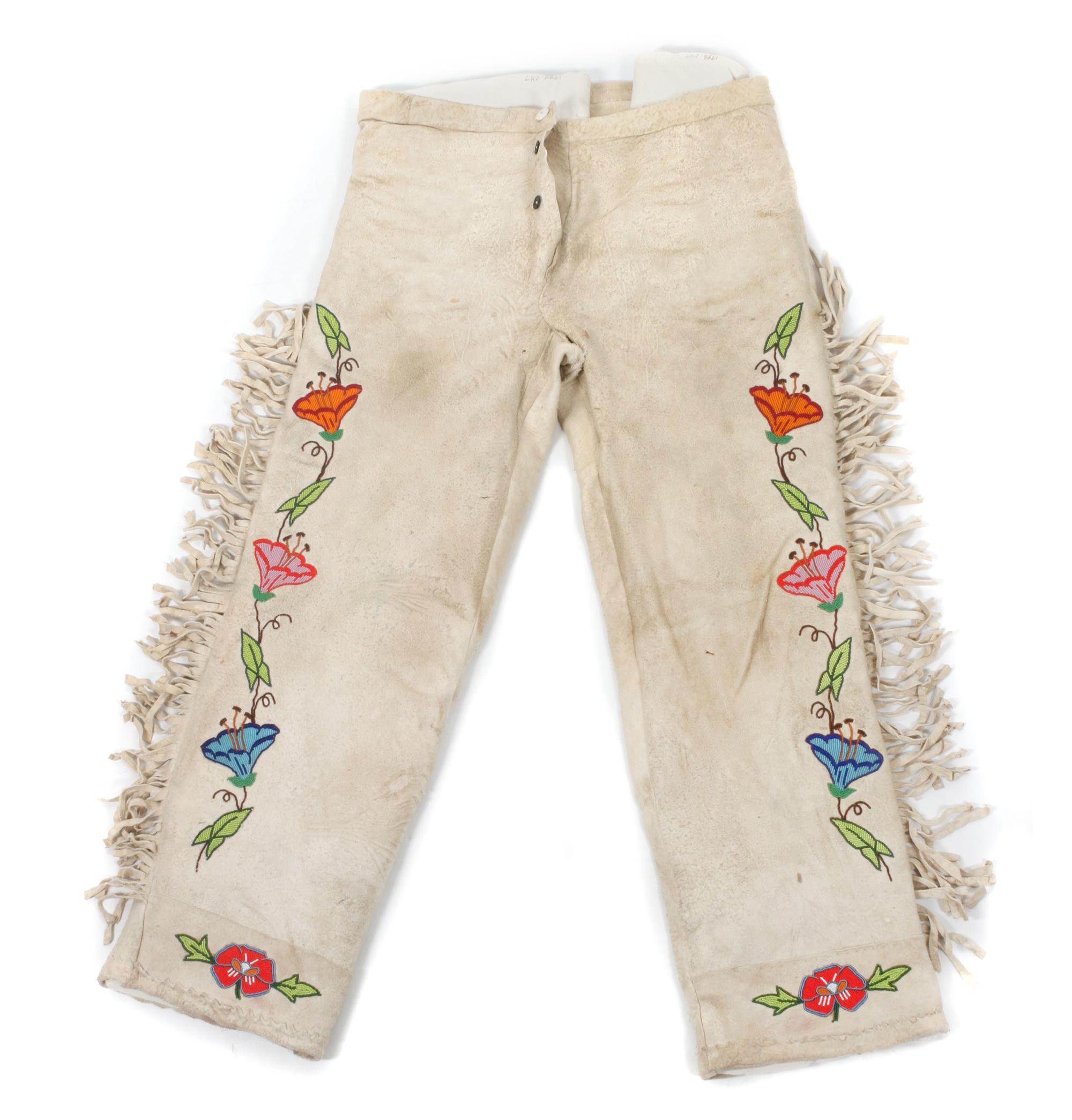 A Group of Plateau Area Clothing Length of one pair of pants: 41 inches.