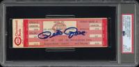 A Pete Rose Signed Autograph Sept. 11, 1985 4912 Hit Record Game Full TIcket (PSA 10 Auto)