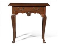 A diminutive Irish George II mahogany dressing table, circa 1750