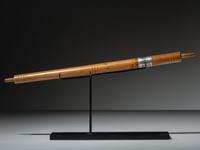 Eastern Plains Pipe Stem, with German Silver Decorations