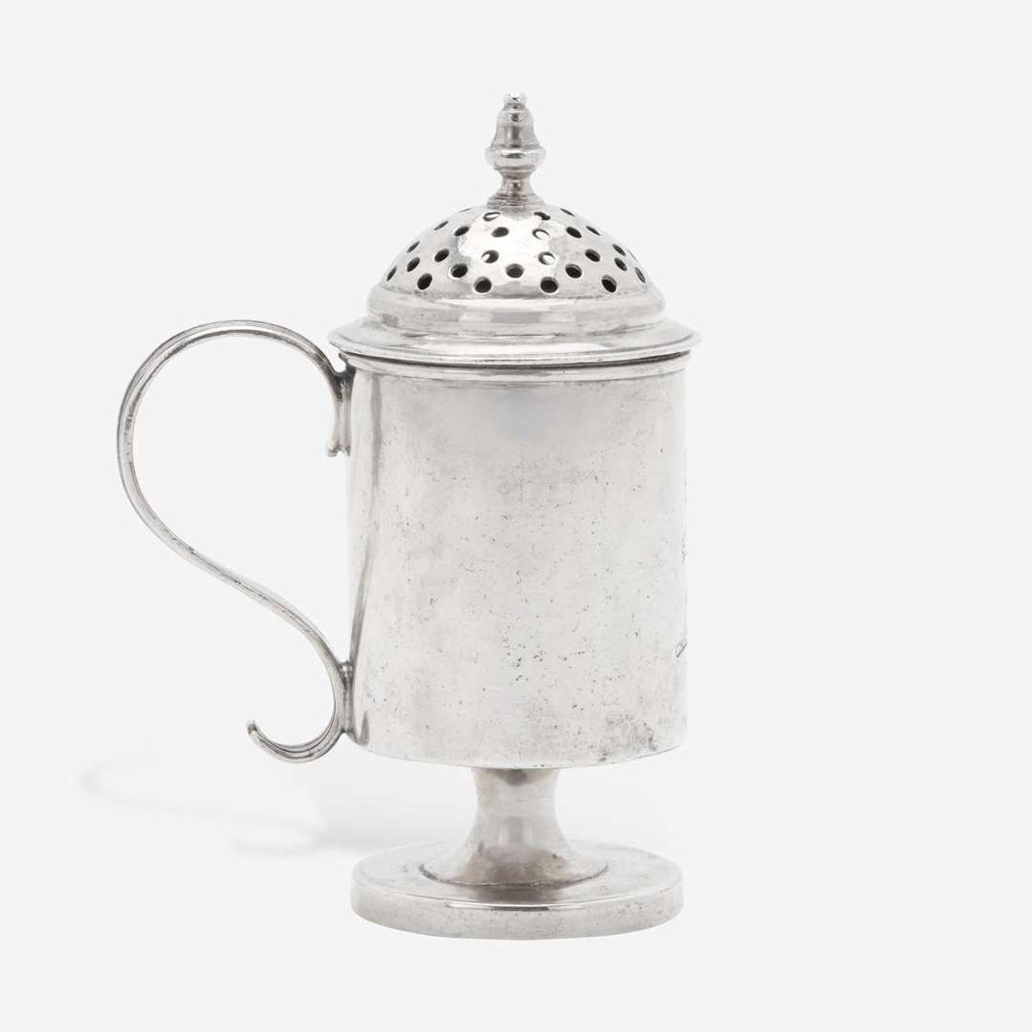 A silver dredger Joseph Richardson, Sr. (1711-1784), Philadelphia, PA, circa 1740-1750