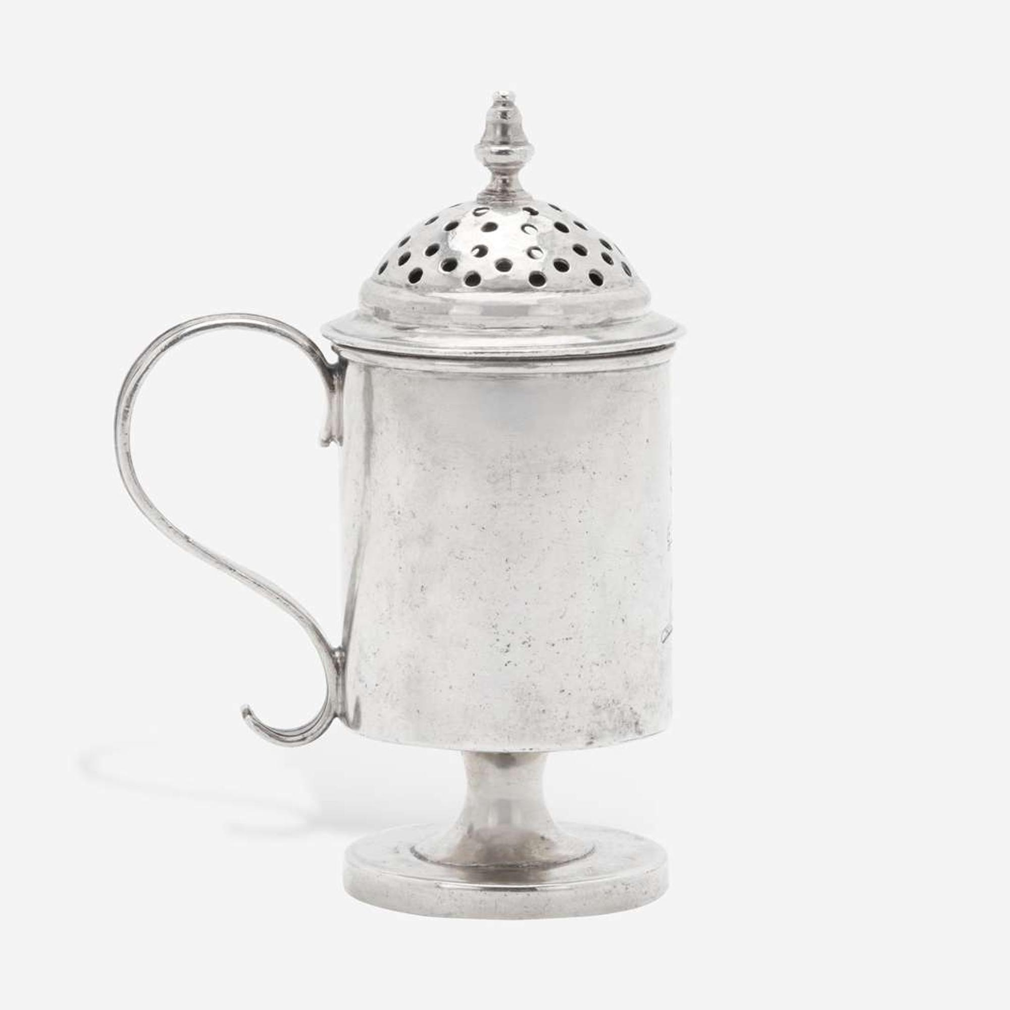 A silver dredger Joseph Richardson, Sr. (1711-1784), Philadelphia, PA, circa 1740-1750