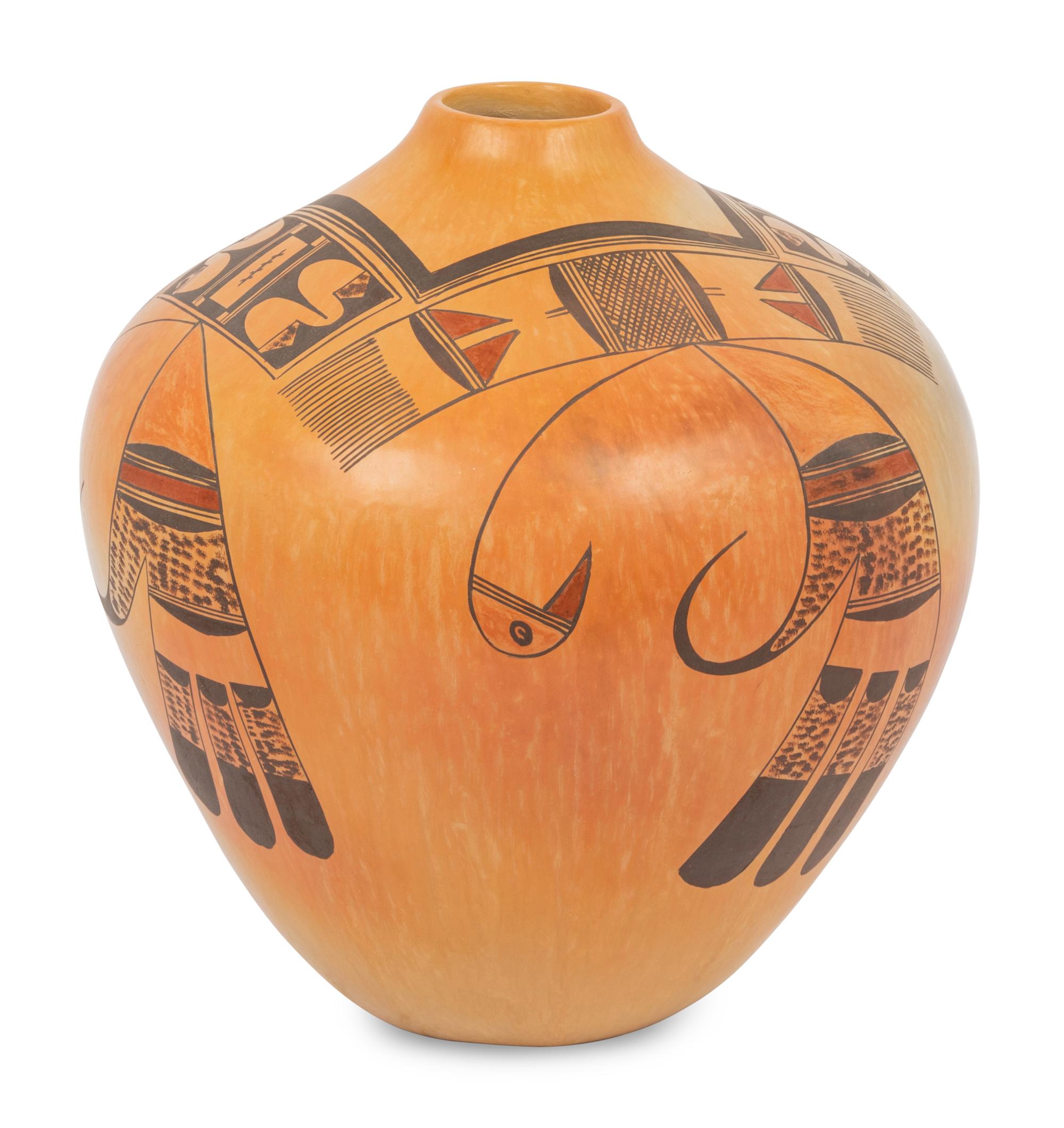 Polished Pottery Jar