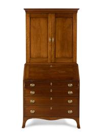A Federal Cherrywood Bureau Cabinet