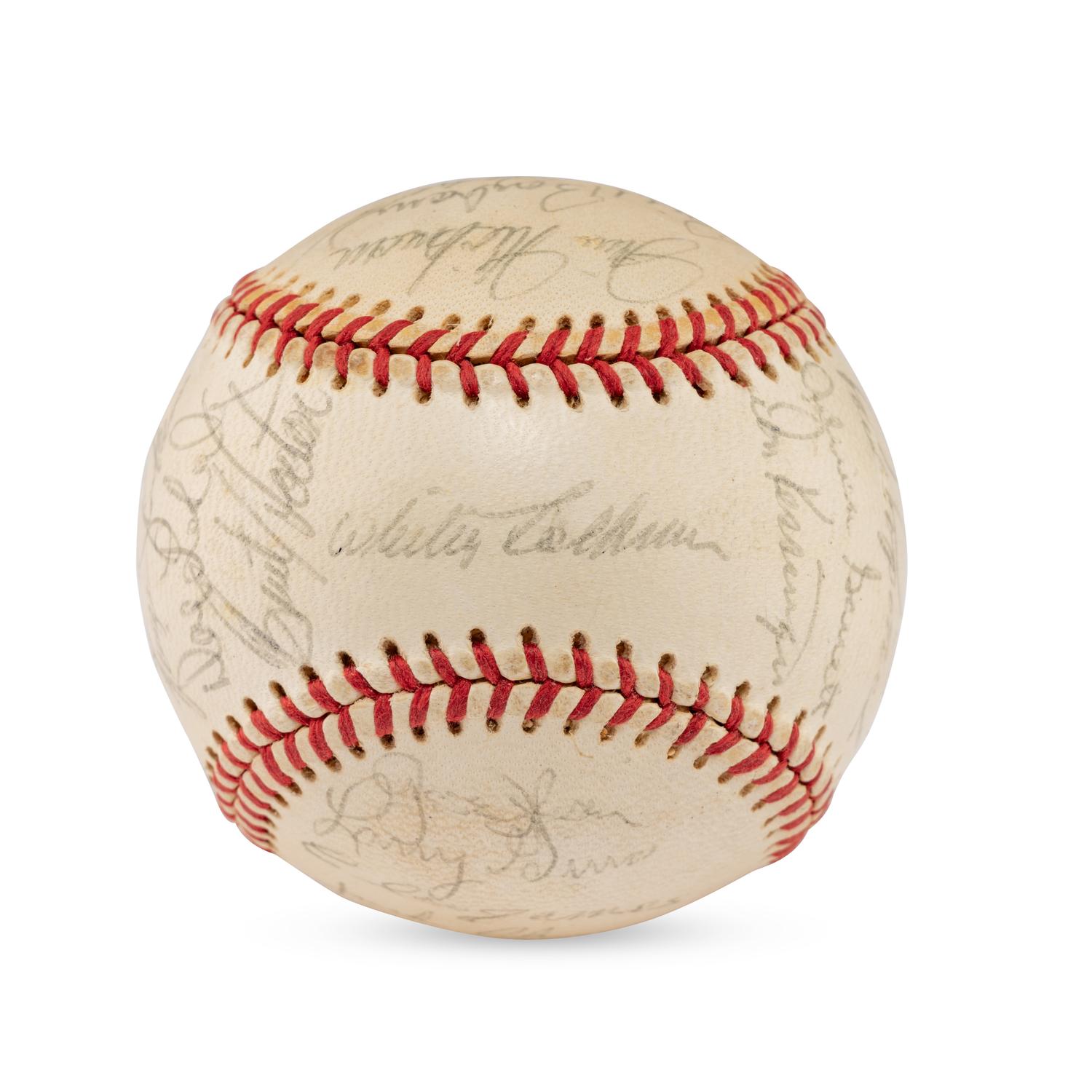 A Group of Two 1973 Chicago Cubs Team Signed Autograph Baseballs