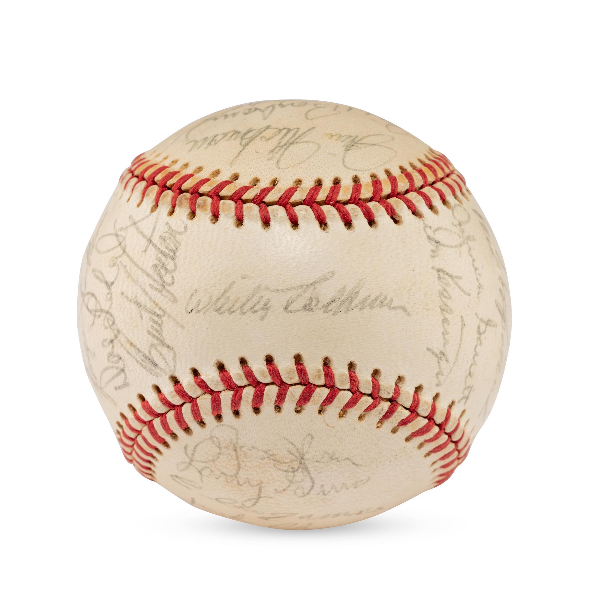 A Group of Two 1973 Chicago Cubs Team Signed Autograph Baseballs