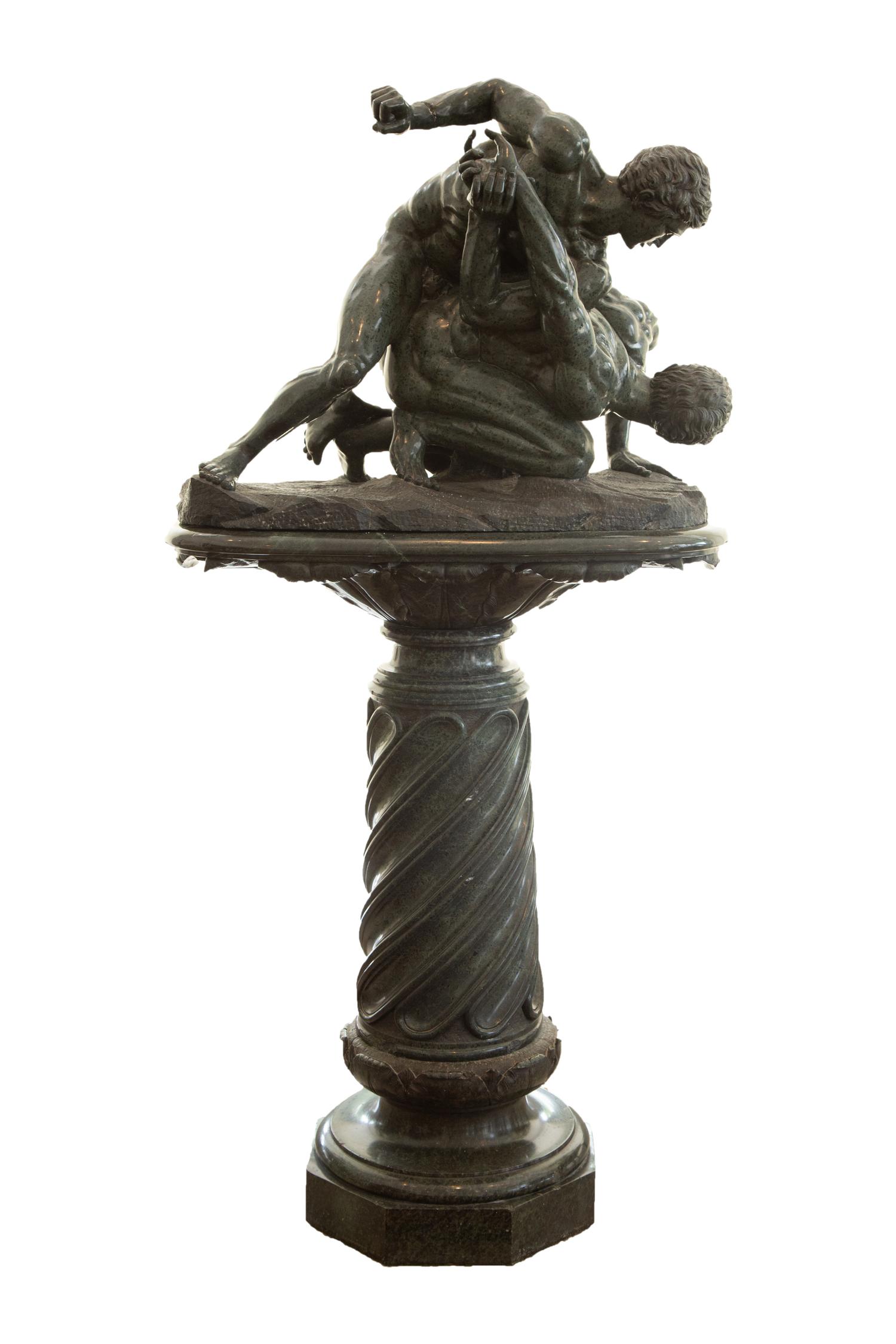 A Continental Marble Wrestlers Group