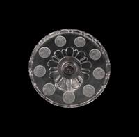 A Collection of United States Coin-Motif Decorated Glass Table Articles