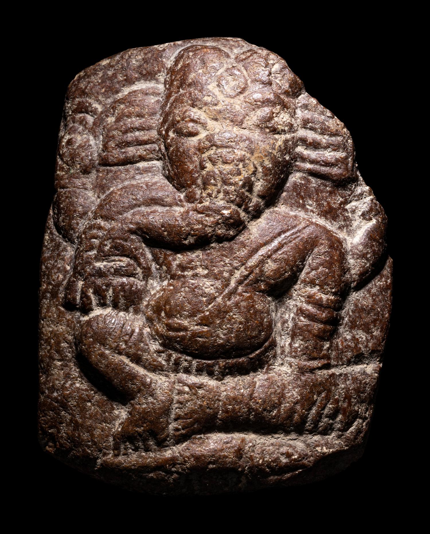 An India Stone Relief of Ganesha