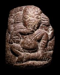 An India Stone Relief of Ganesha