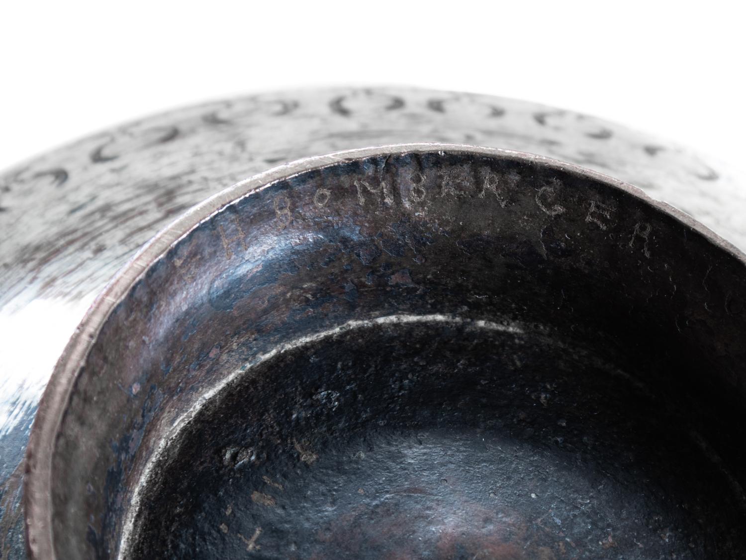An Islamic Silvered Copper Bowl