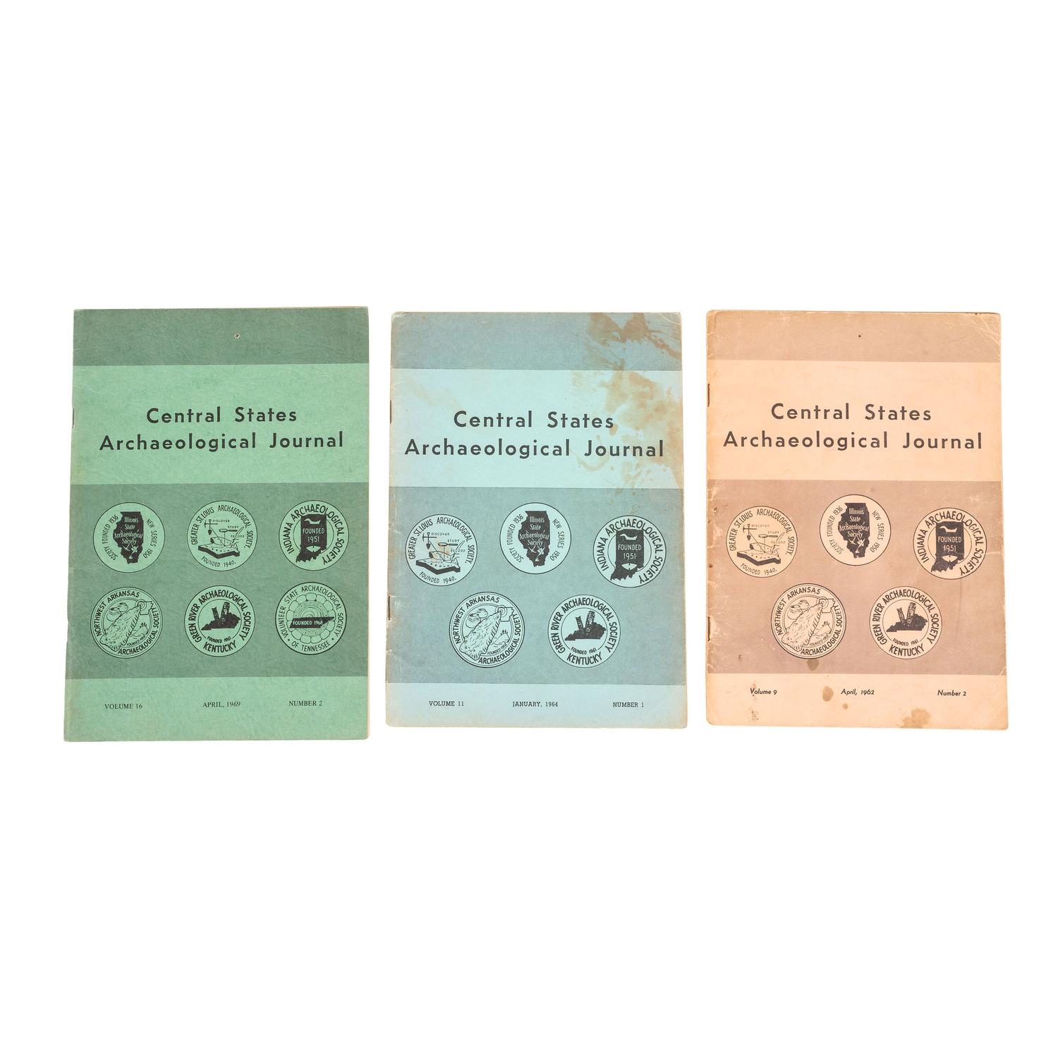 [PERIODICALS] Group of Central States Archaeological Journal Issues, 1962-1977