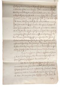[CONTINENTAL CONGRESS] -- [HAMILTON, Alexander (1755-1804)]. [HOLTEN, Dr. Samuel (1738-1816).] Dr. Samuel Holten's personal copy of the Report of a Committee to the Continental Congress on a Military Peace Establishment, [1783].