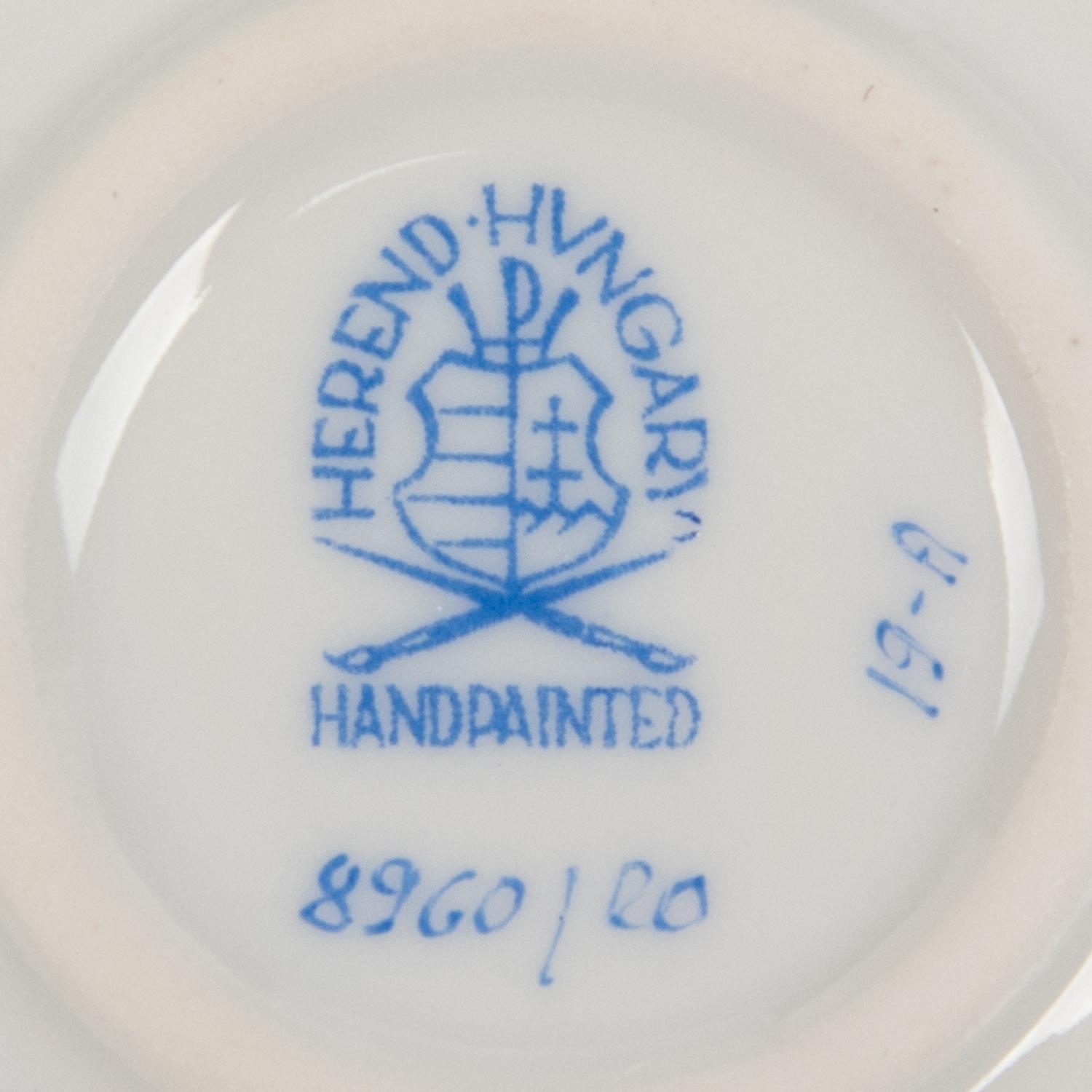A Collection of Herend Rothschild Bird Porcelain Articles
