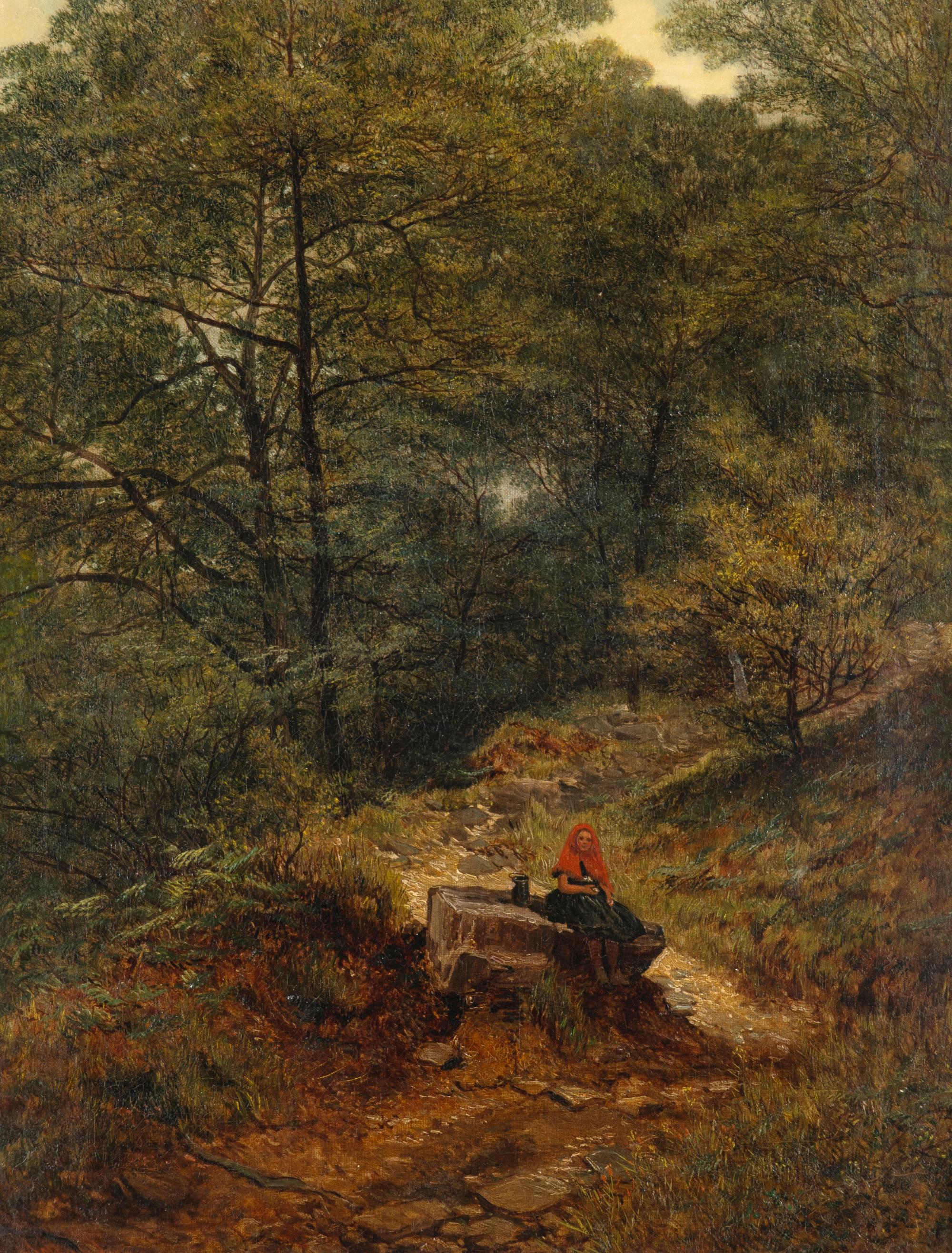 Girl in a Forest