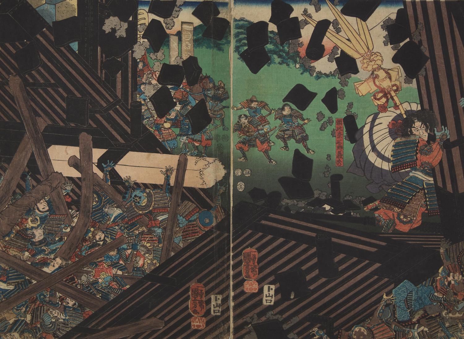Utagawa Kuniyoshi (Japanese, 1798-1861), Eight Works