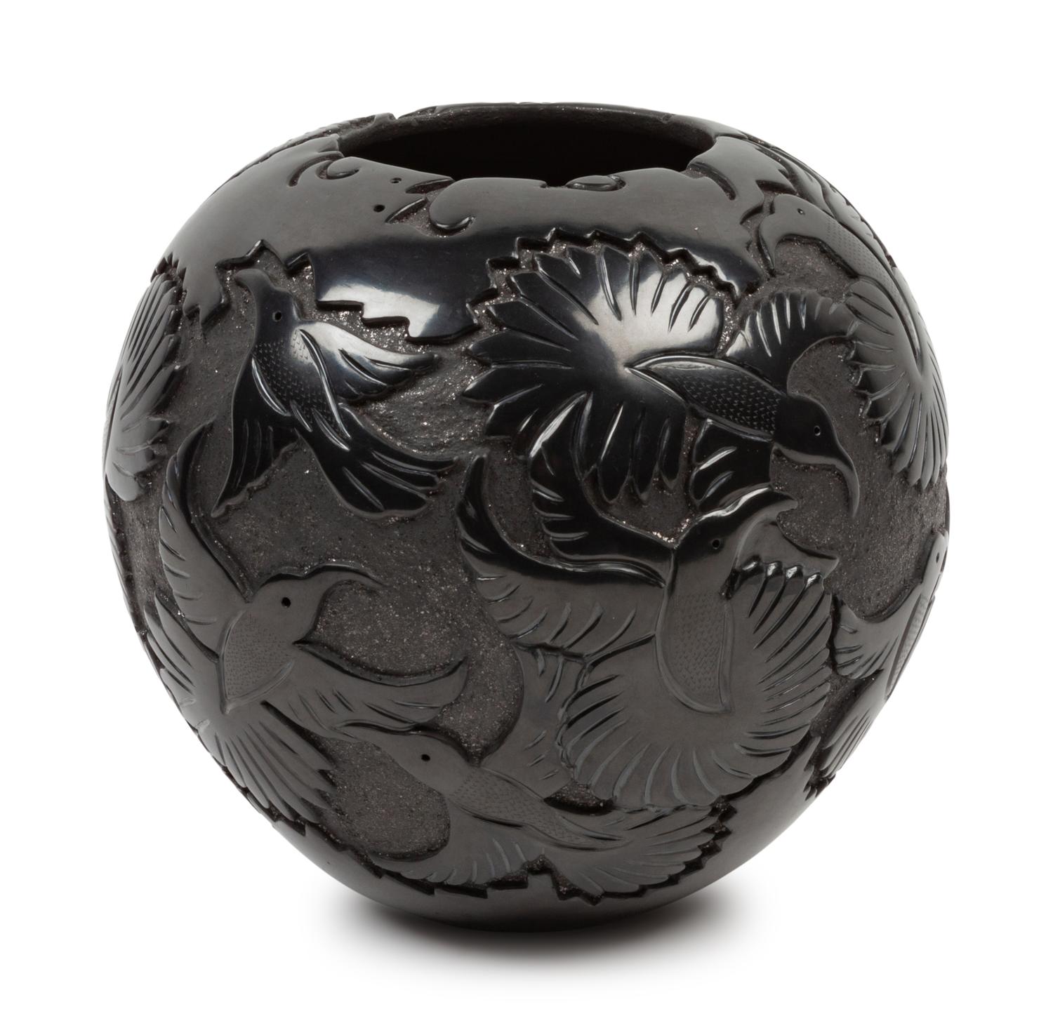 Micaceous Blackware Jar