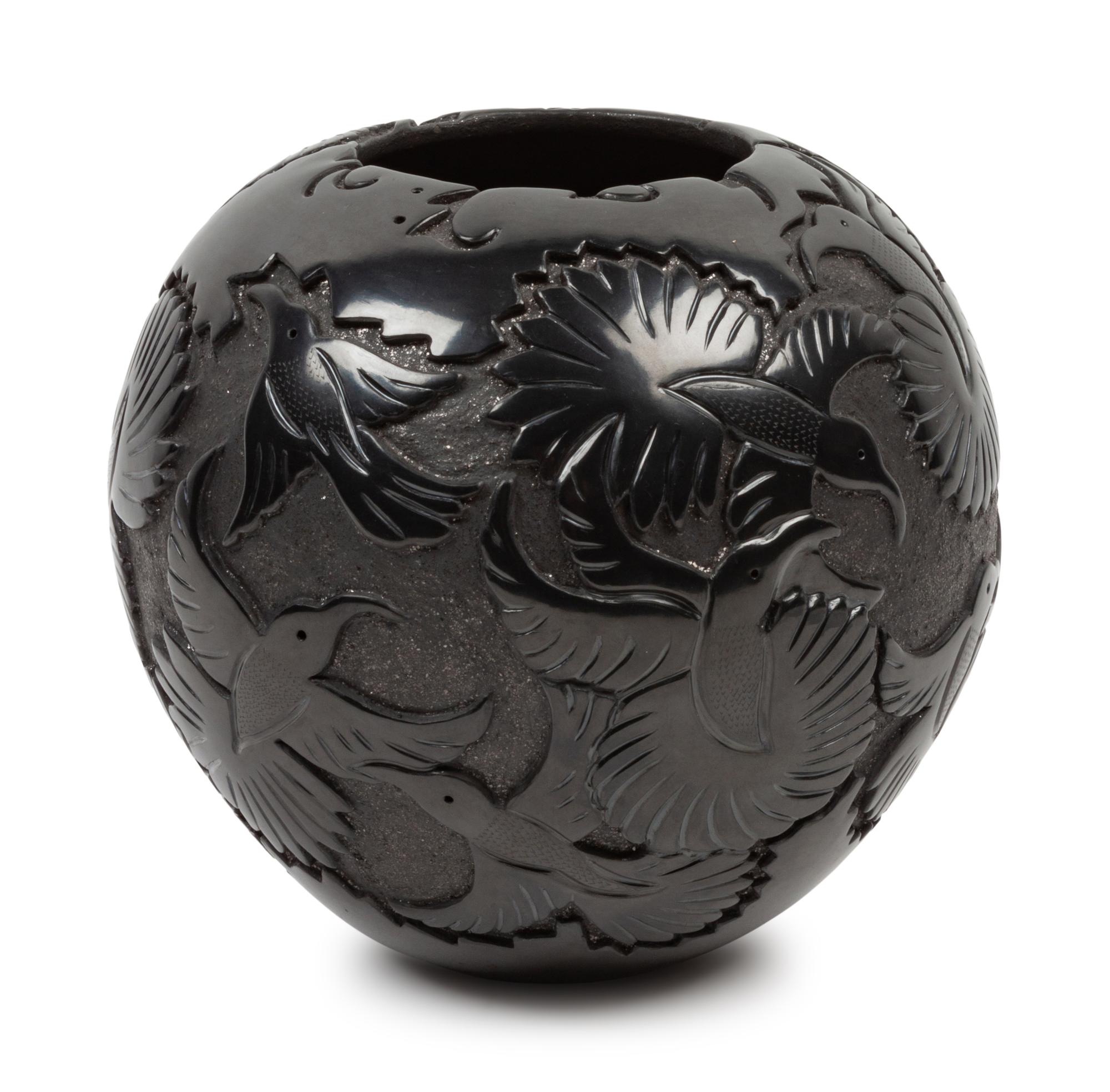 Micaceous Blackware Jar