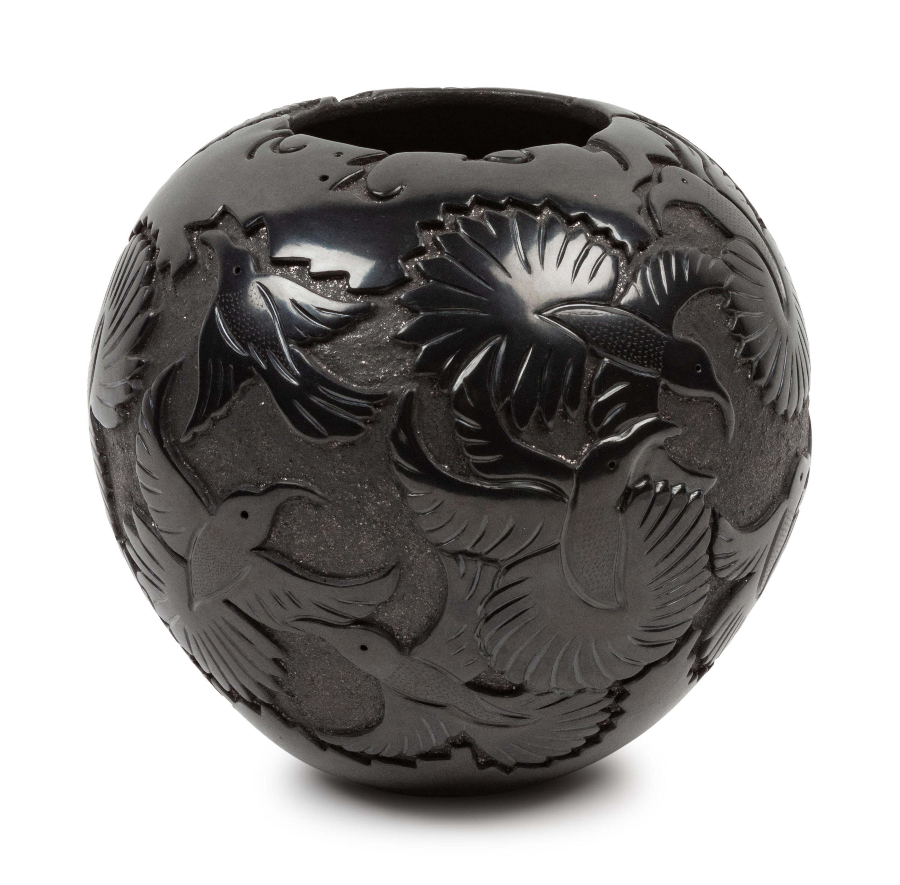 Micaceous Blackware Jar