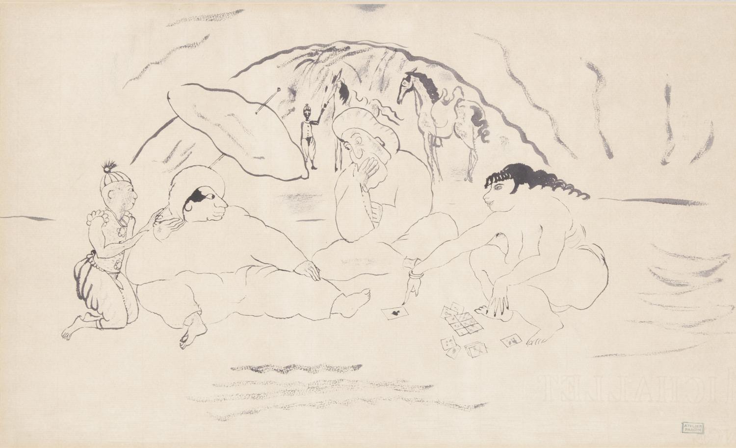 La Cartomancienne , circa 1920