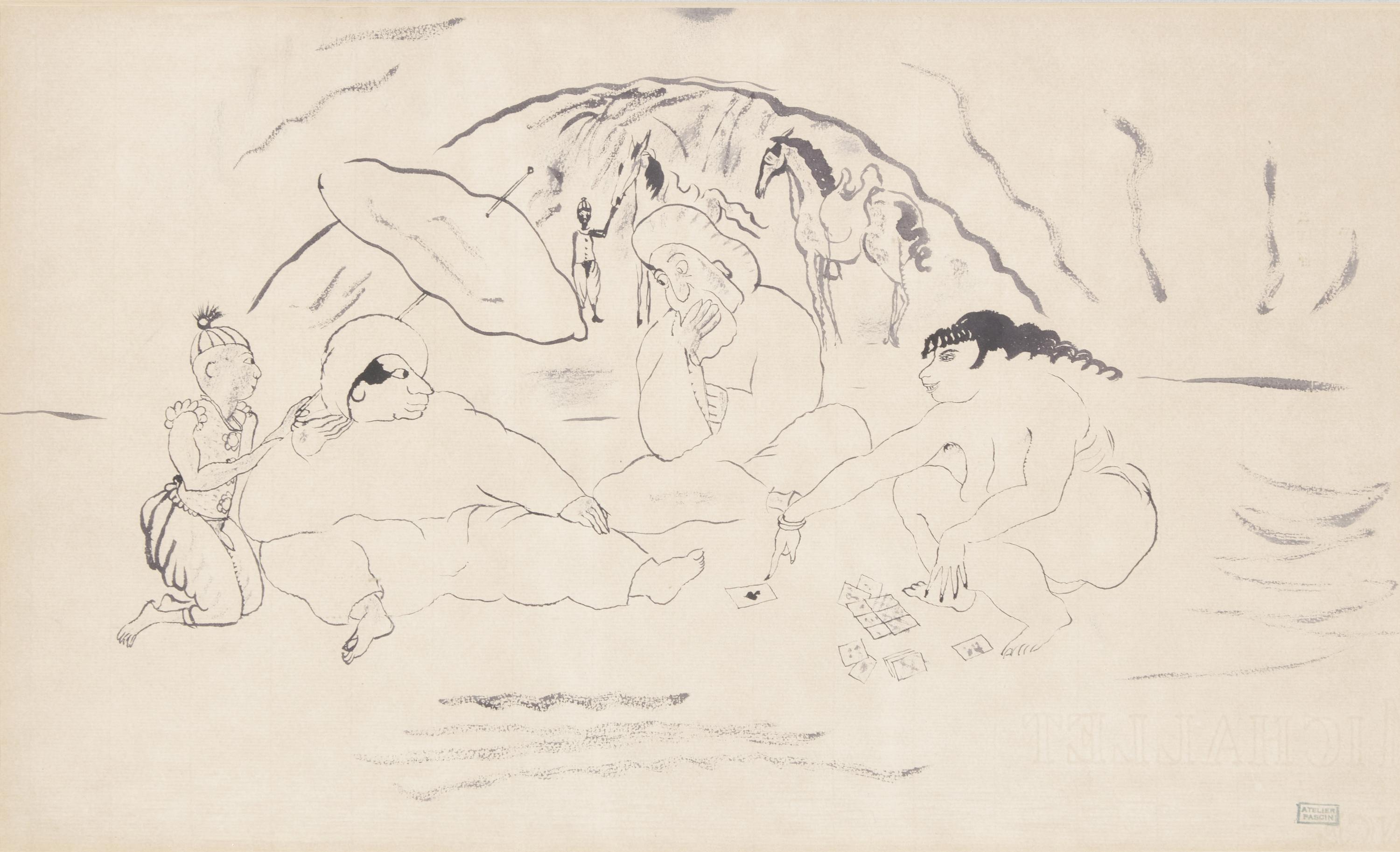La Cartomancienne , circa 1920