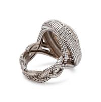 JUDITH RIPKA, MOTHER-OF-PEARL DOUBLET RING