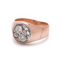 ROSE GOLD AND DIAMOND RING