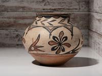 San Ildefonso Polychrome Pottery Jar